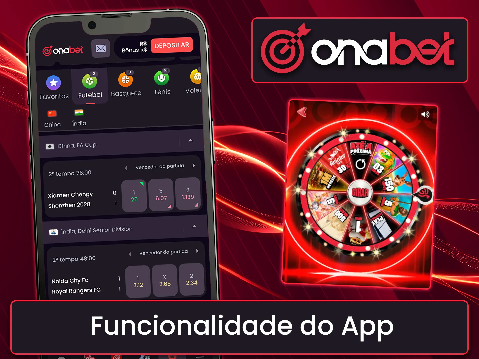 Conheça todas as funcionalidades do aplicativo Onabet.