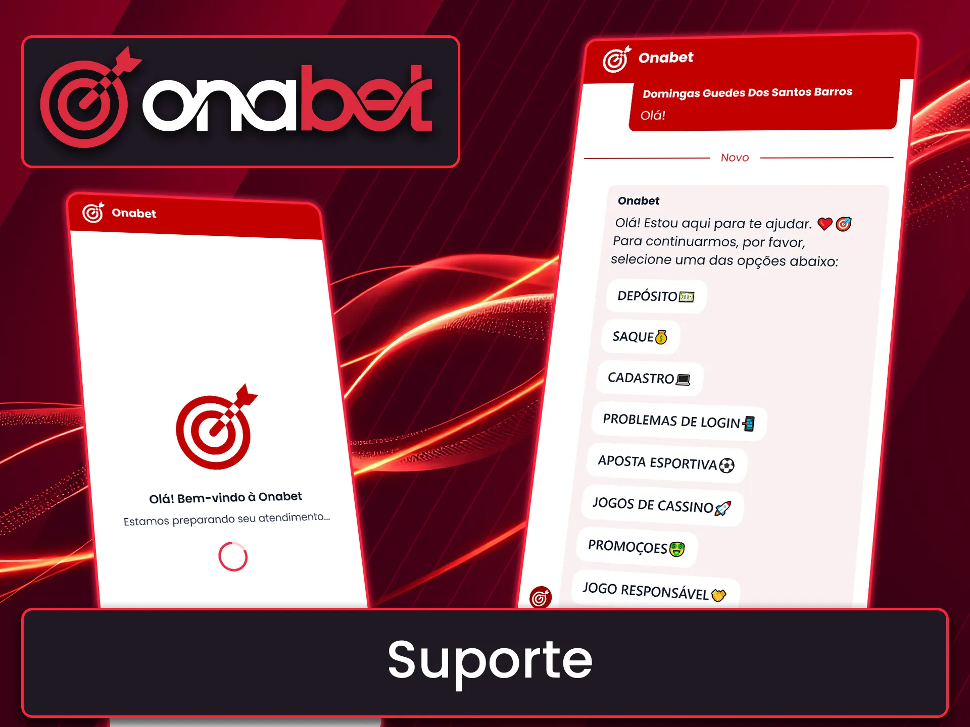 Obtenha ajuda imediata através do chat integrado para jogadores mobile na Onabet.