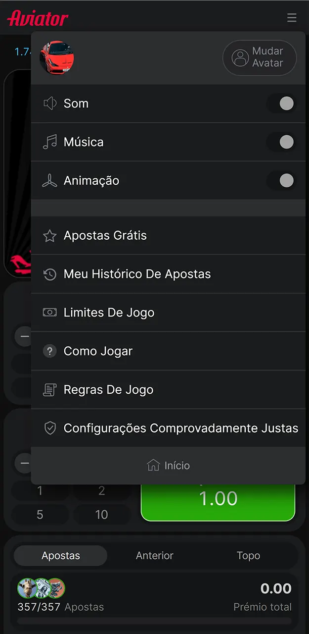 Faça login na sua conta e jogue Aviator na Onabet.