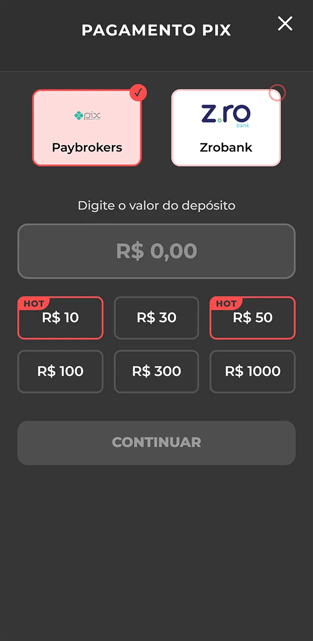 Recarregue sua conta para jogar Aviator na Onabet.