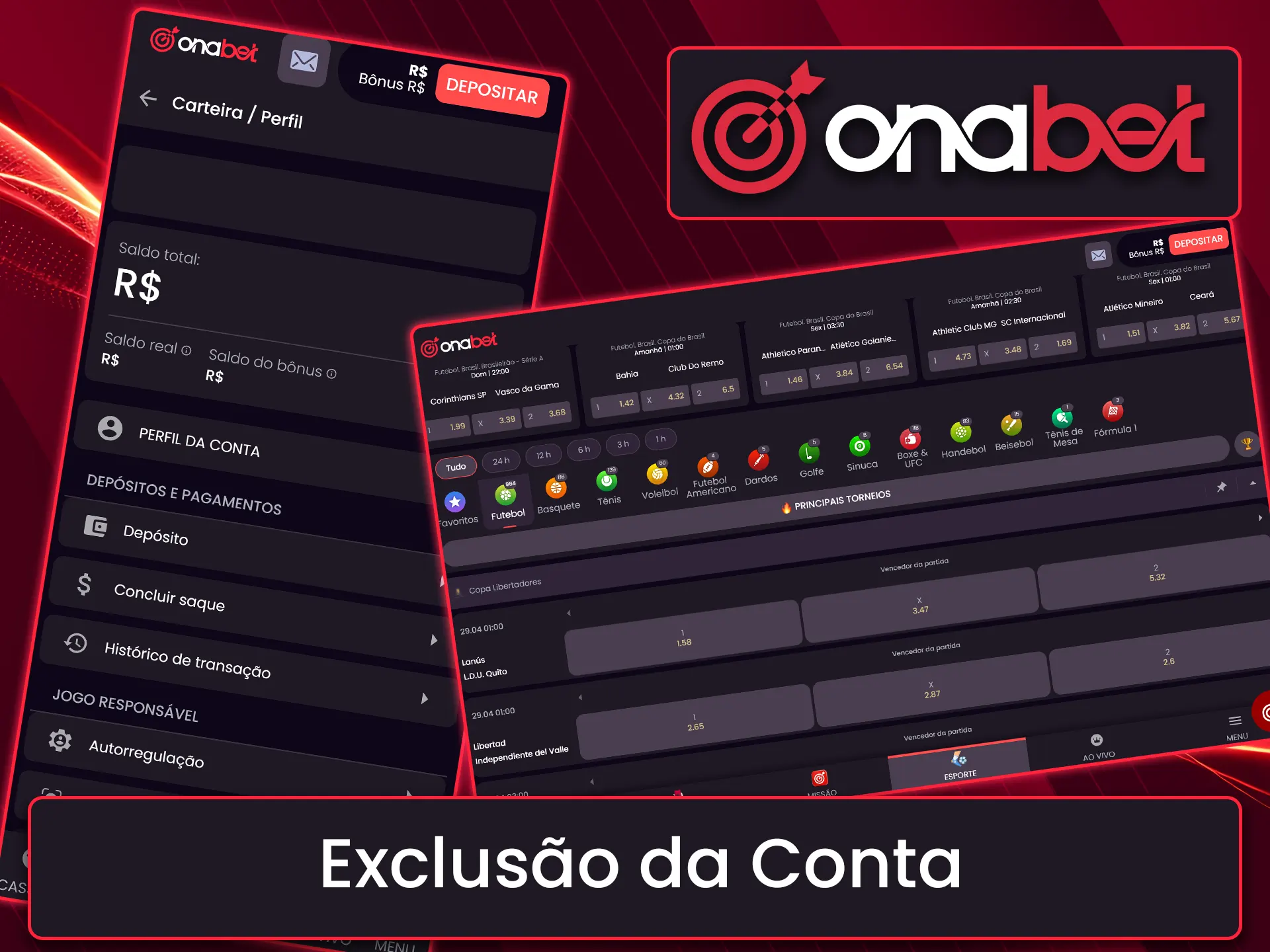 Solicite o encerramento definitivo do seu perfil de usuário na Onabet.