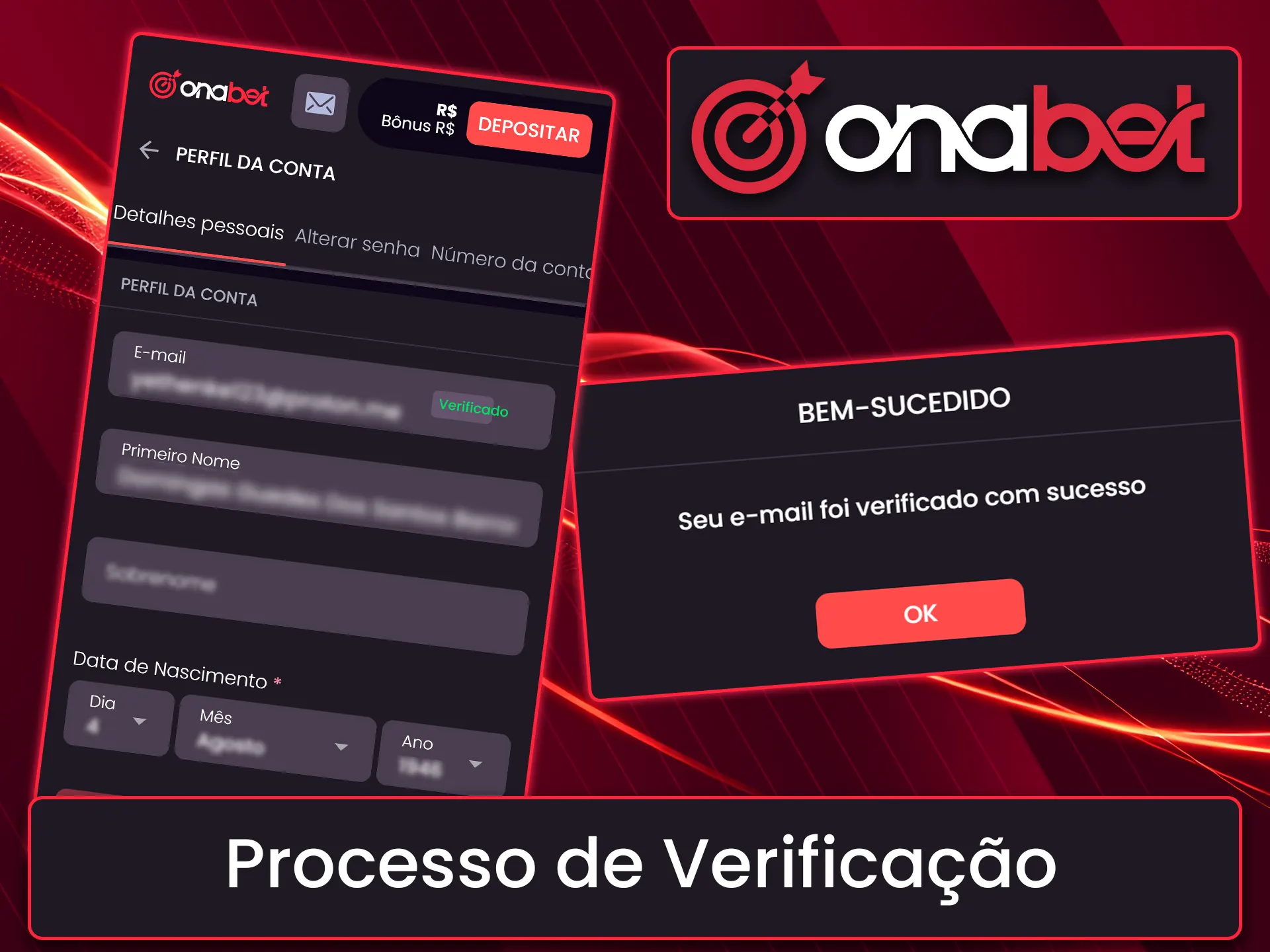 Confirme seus documentos de identificação na Onabet.