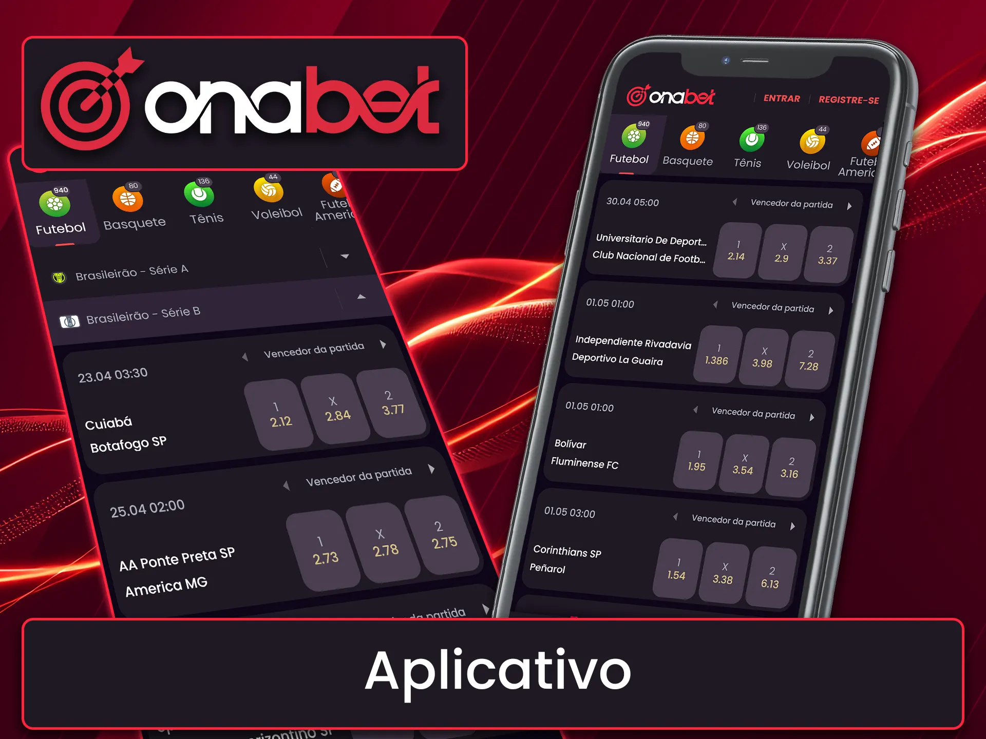 Utilize o app móvel especializado para apostar em futebol com a Onabet.