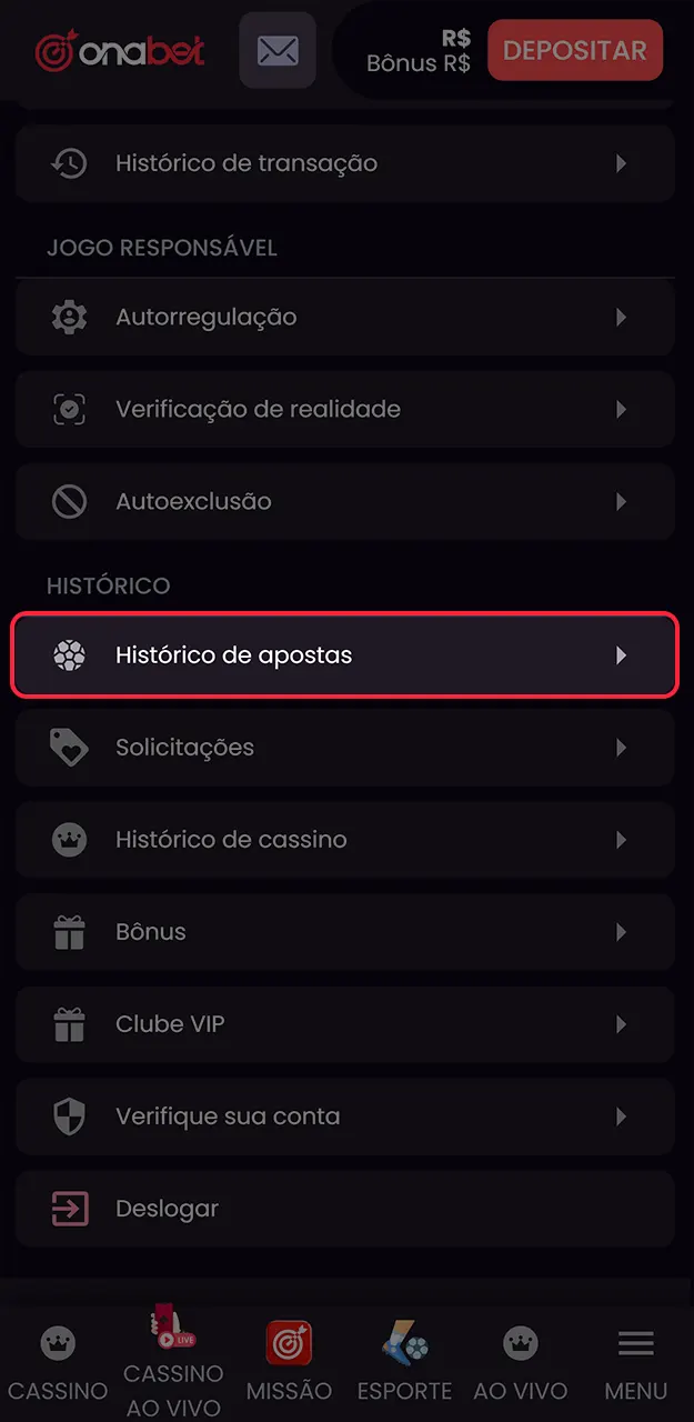 Acompanhe os resultados em tempo real e gerencie suas apostas na Onabet.