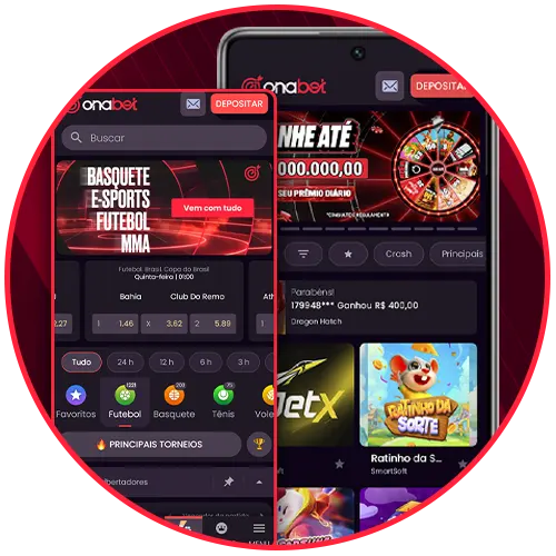 Utilize uma interface fluida e rápida adaptada para smartphones na Onabet.
