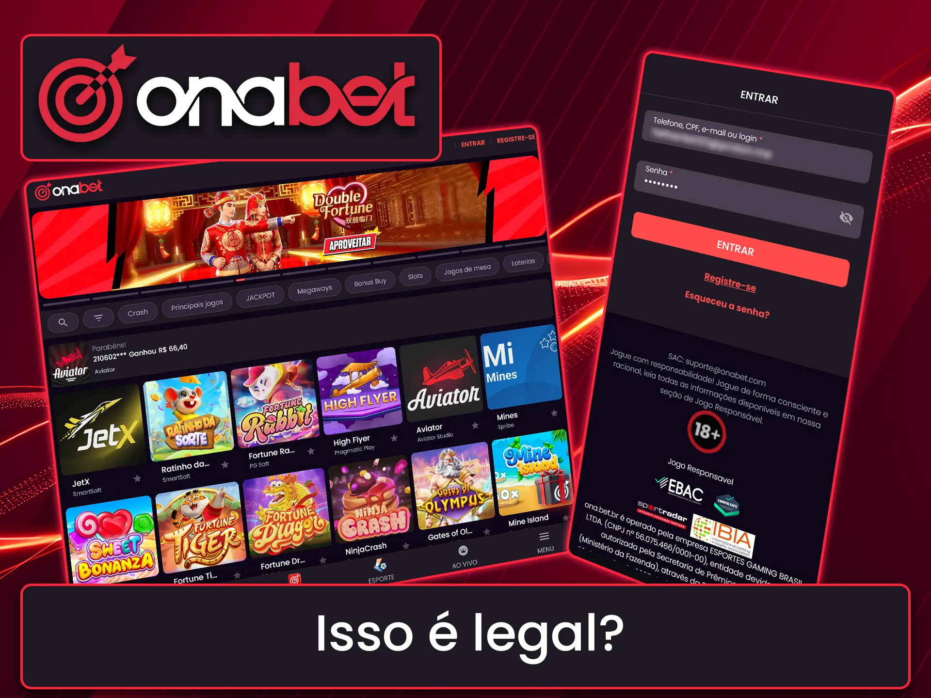 Saiba mais sobre a segurança da plataforma Onabet.