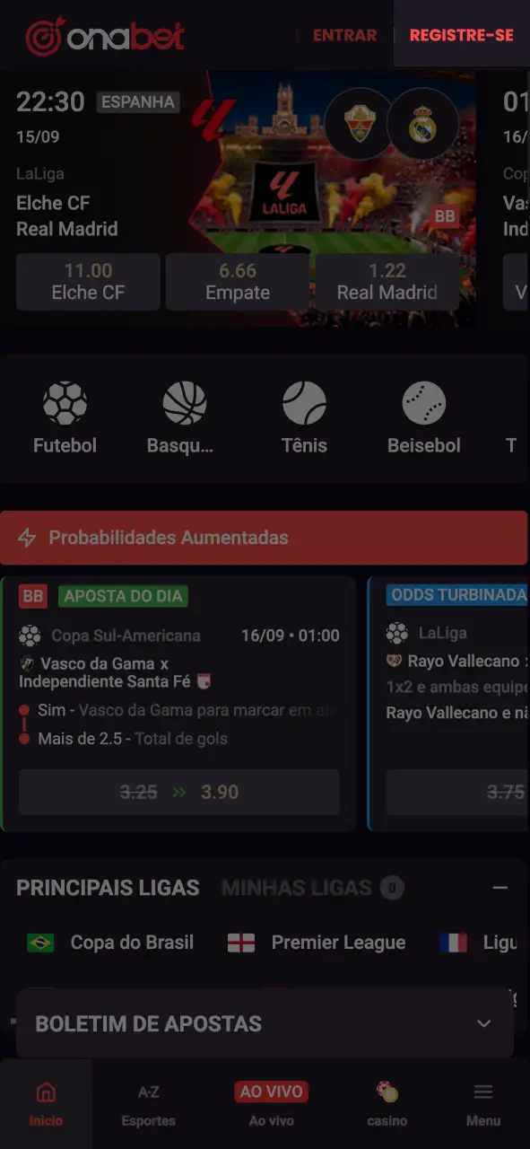 Cadastre-se para fazer apostas em basquete na Onabet.