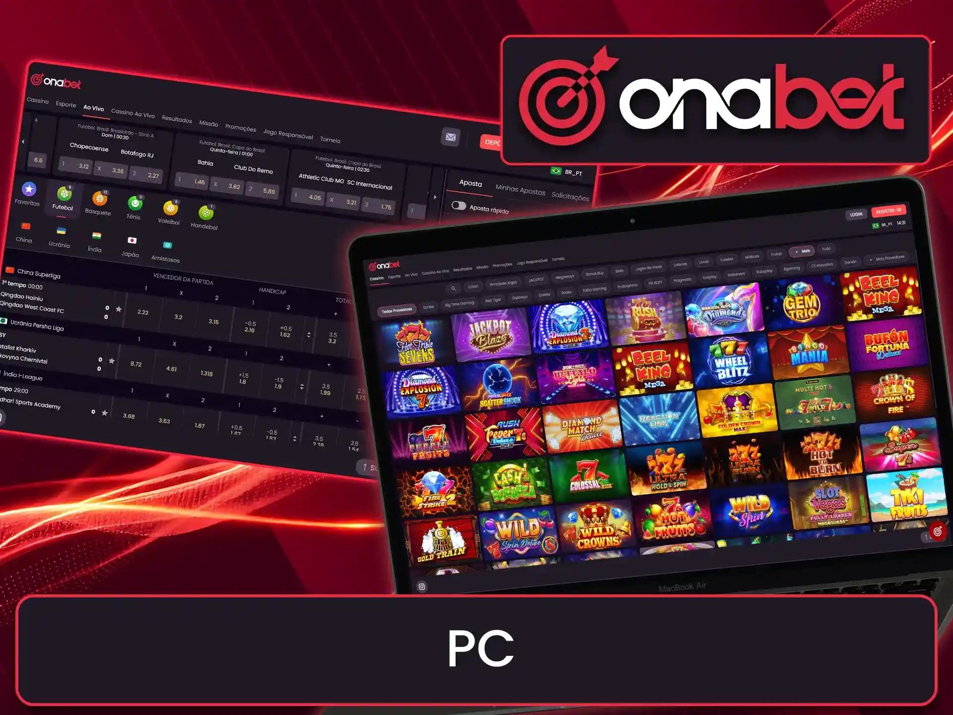 Cadastre-se e jogue no Onabet pelo computador.