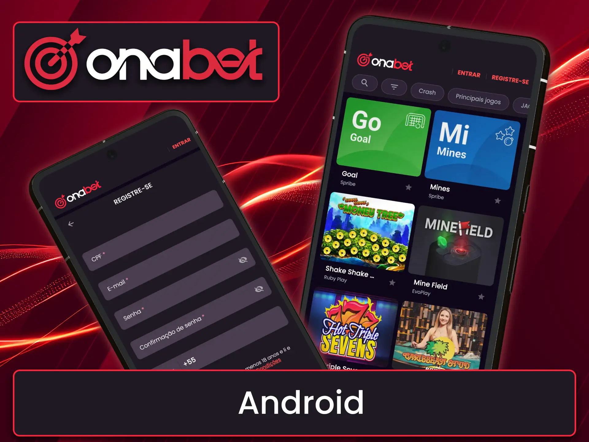 Baixe e instale o arquivo APK oficial para dispositivos Android da Onabet.