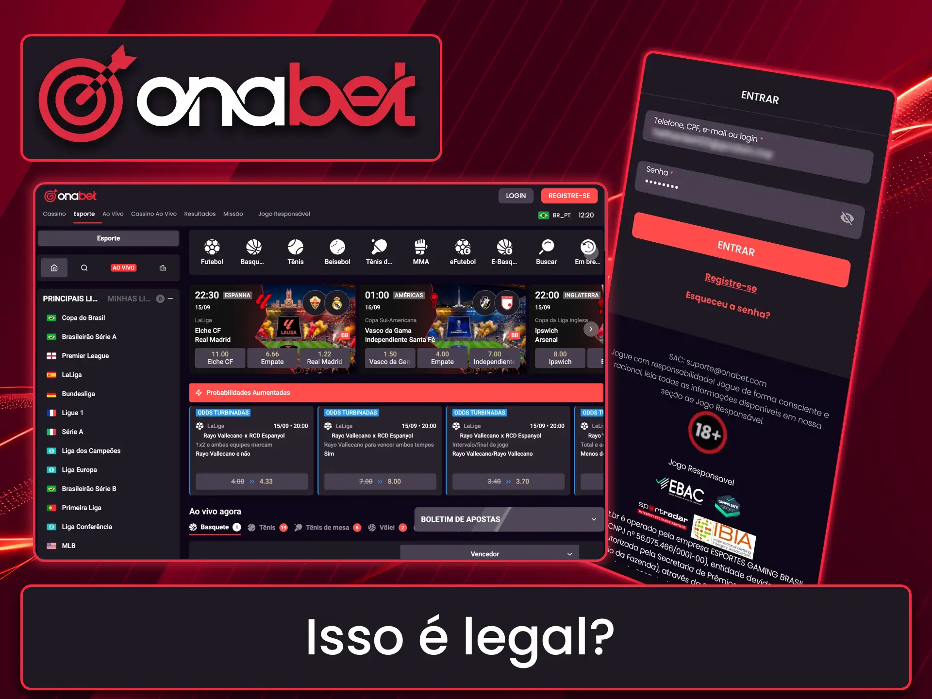 Saiba mais sobre a segurança da plataforma Onabet.